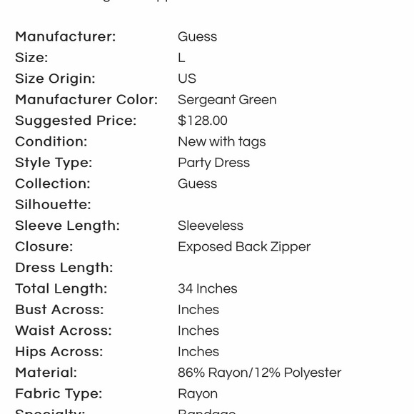 Guess women’s bandage textured party dress - Picture 8 of 8